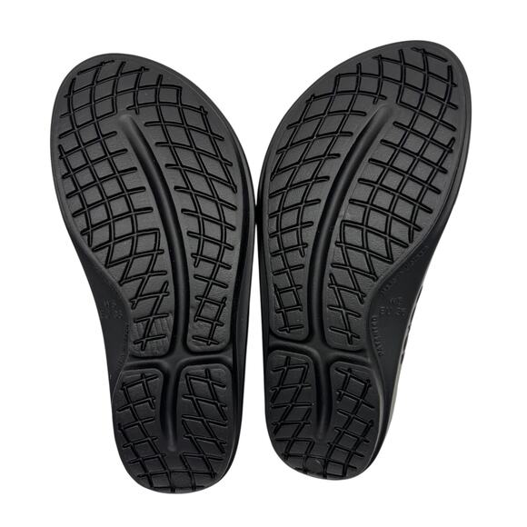 NEW Oofos Oolala Flip Flops Thong Sandals Womens 5 Limited Edition Purple Camo - Picture 5 of 6